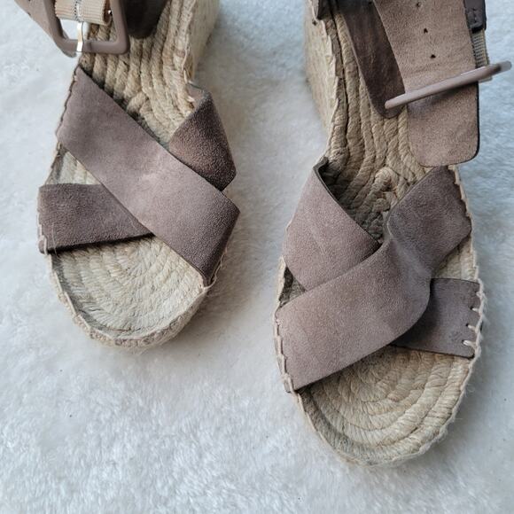 Vince Stefania Espadrille Wedge Sandal in Pumice - Picture 3 of 7